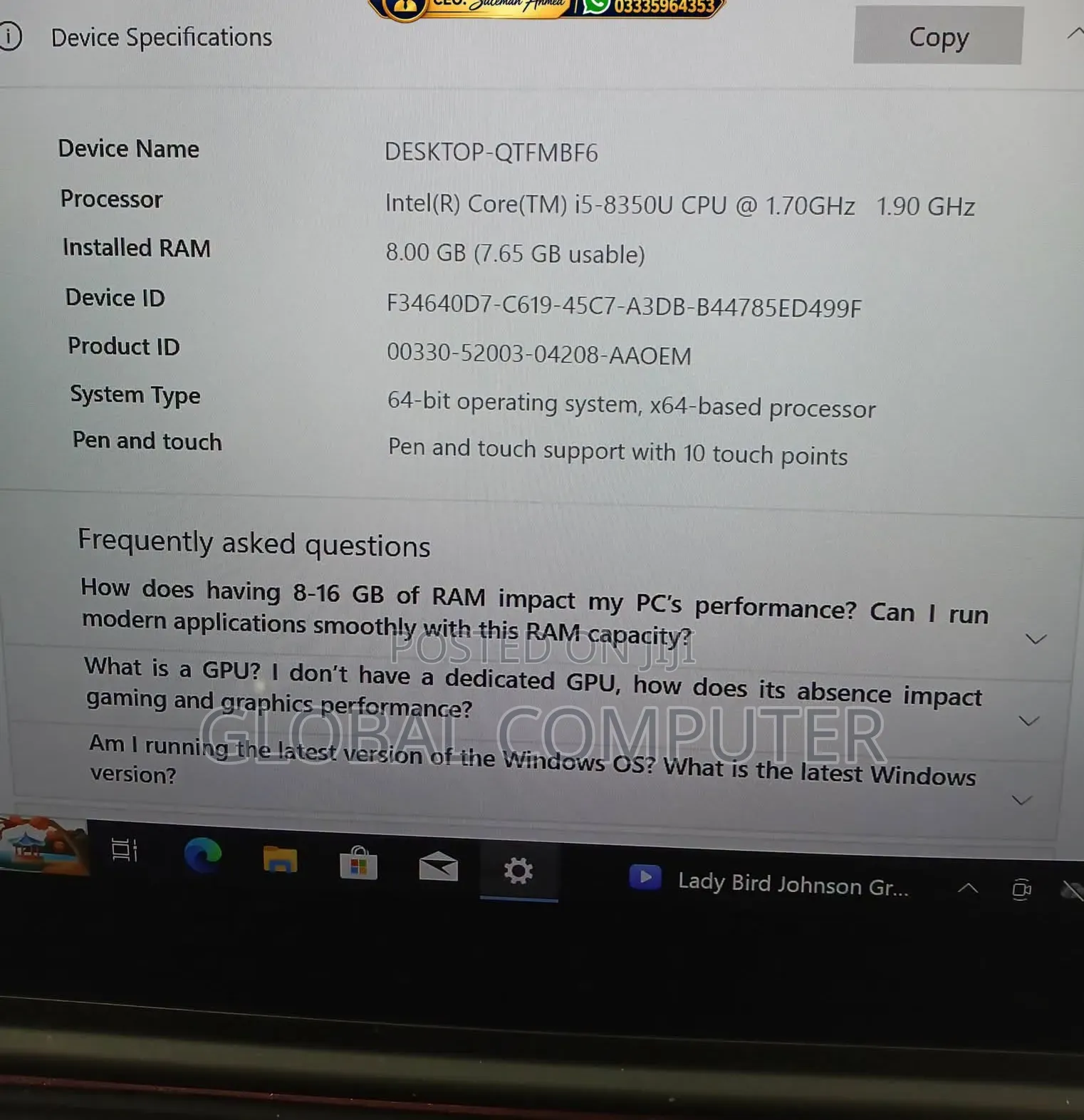 New Laptop Lenovo ThinkPad L13 Yoga 16GB Intel Core i5 SSD 512GB