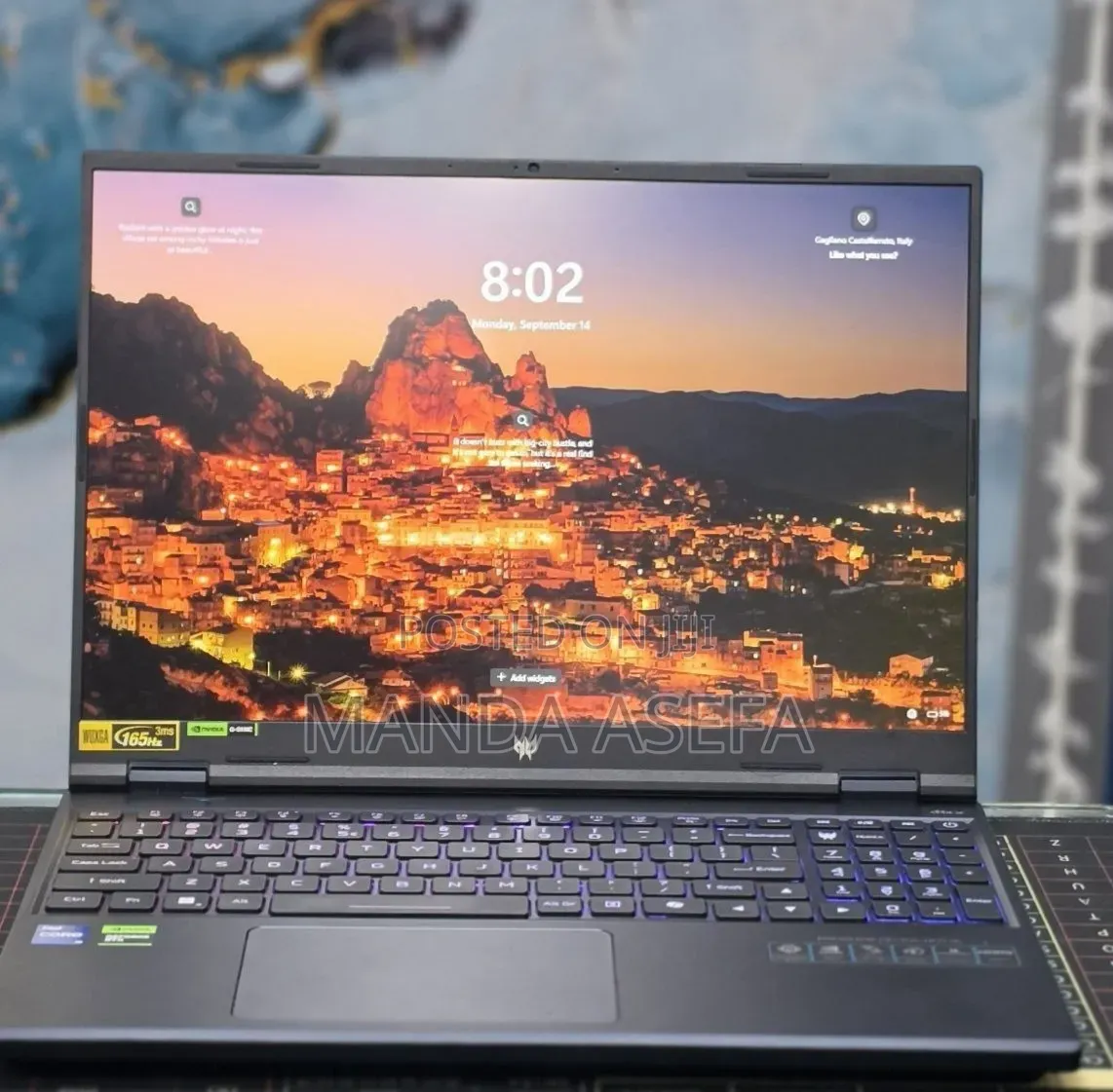 New Laptop Acer Predator Helios Neo 16 16GB Intel Core i9 SSD 1T