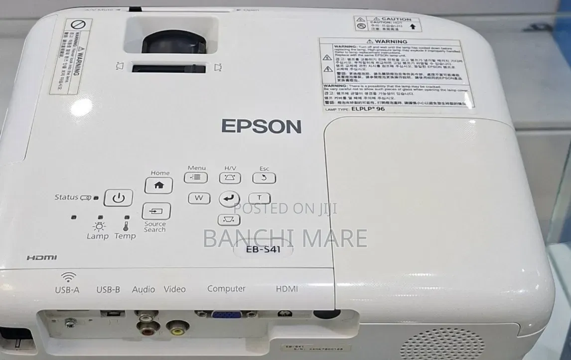 Epson Projector Model Name: EB-S41 Has
