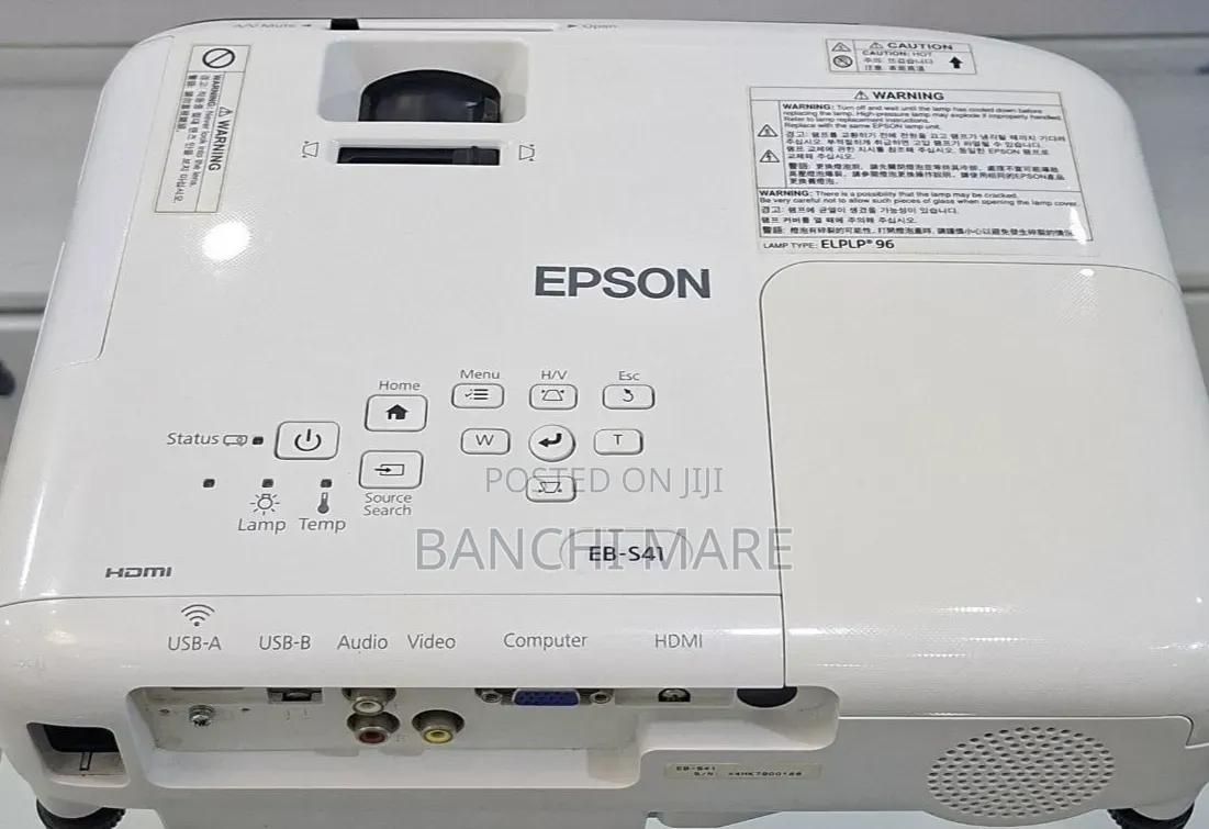 Epson Projector Model Name: EB-S41 Has