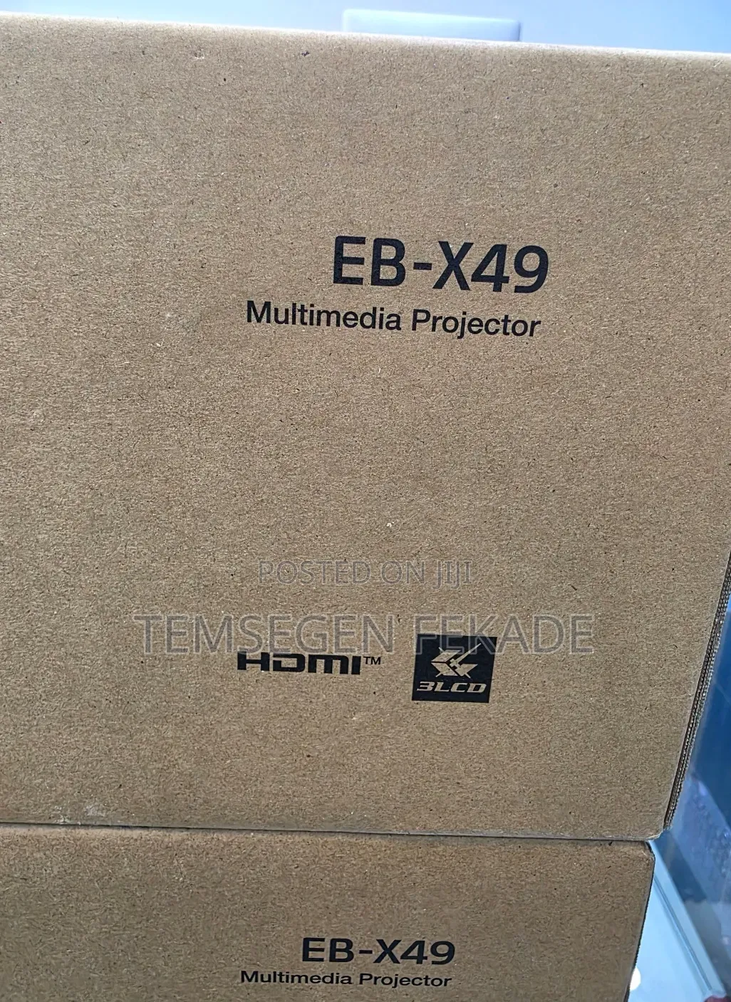 Brand New Epson Projector 
Model : EB-X49 
Techn
