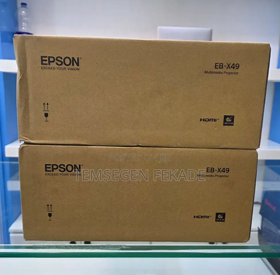 Brand New Epson Projector 
Model : EB-X49 
Techn