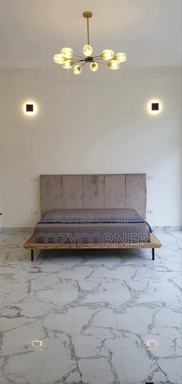 Simplified 1.50 Meter Bed Made of Australian Wood With Decent Price.