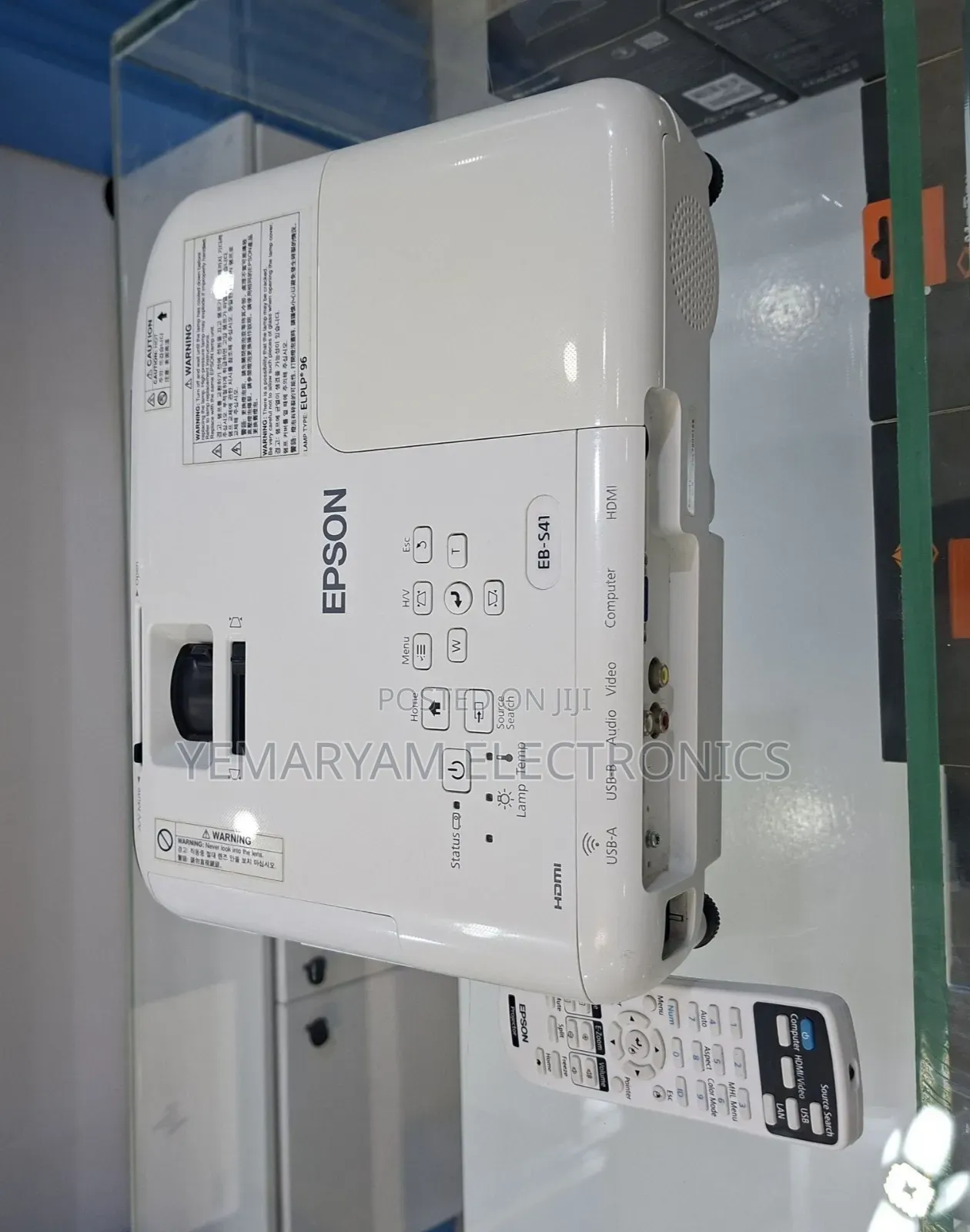Epson Projector 
 
Model Name: EB-S41
 48