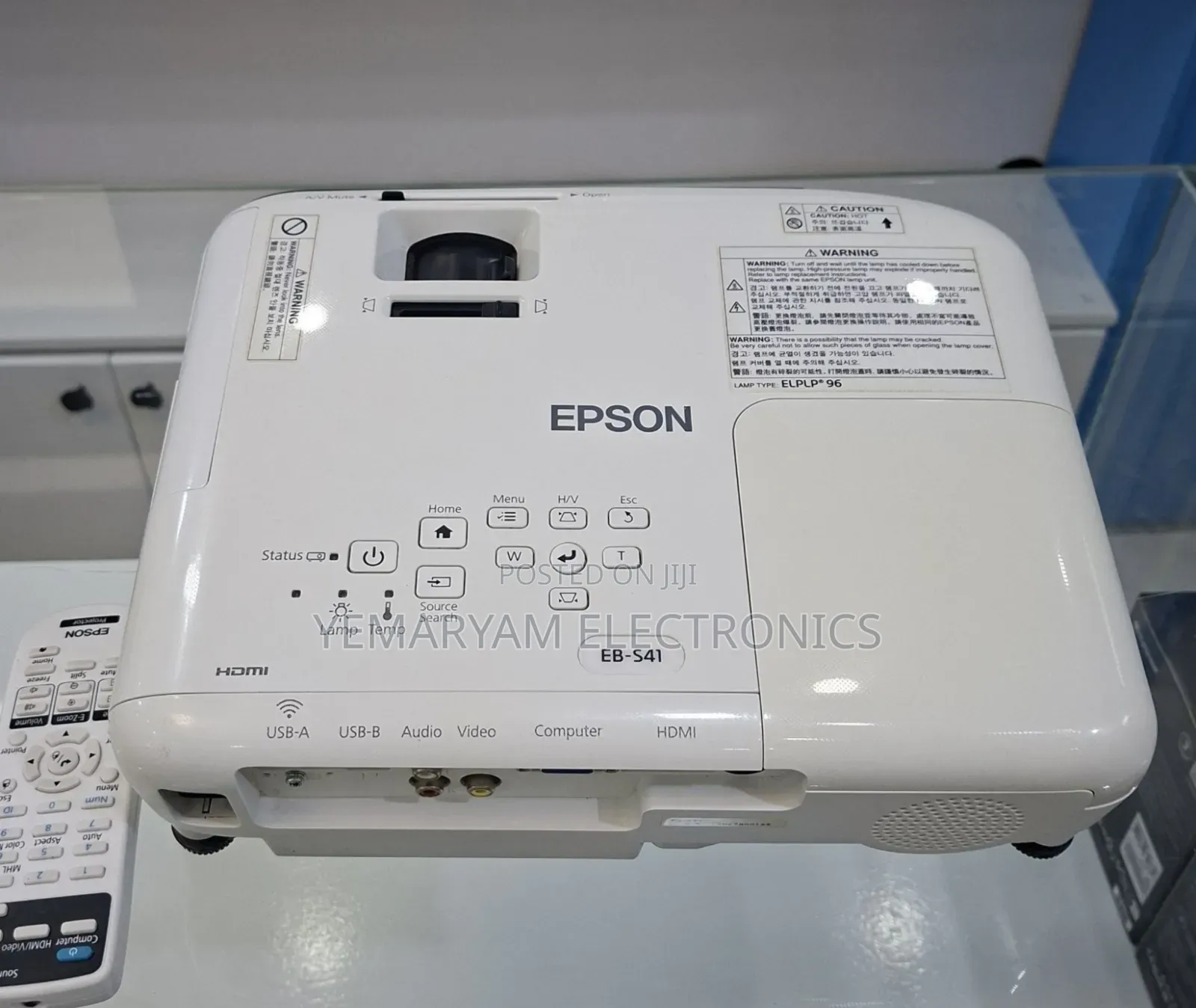 Epson Projector 
 
Model Name: EB-S41
 48