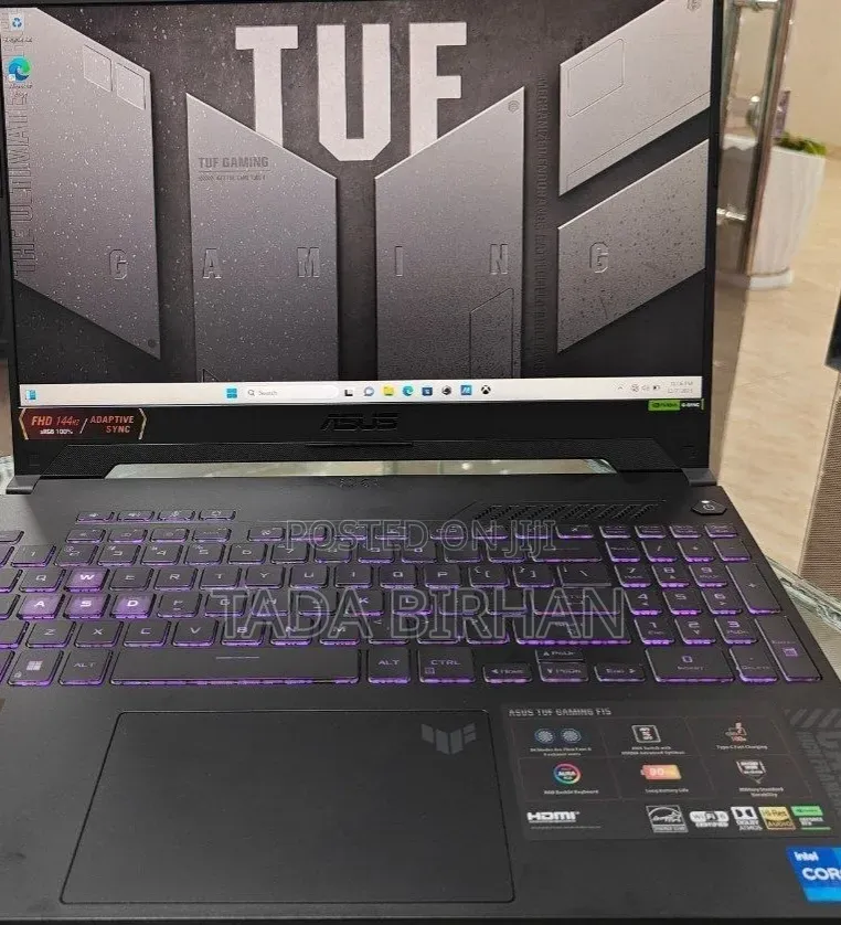 New Laptop Asus TUF Gaming A15 16GB Intel Core i7 SSD 1T