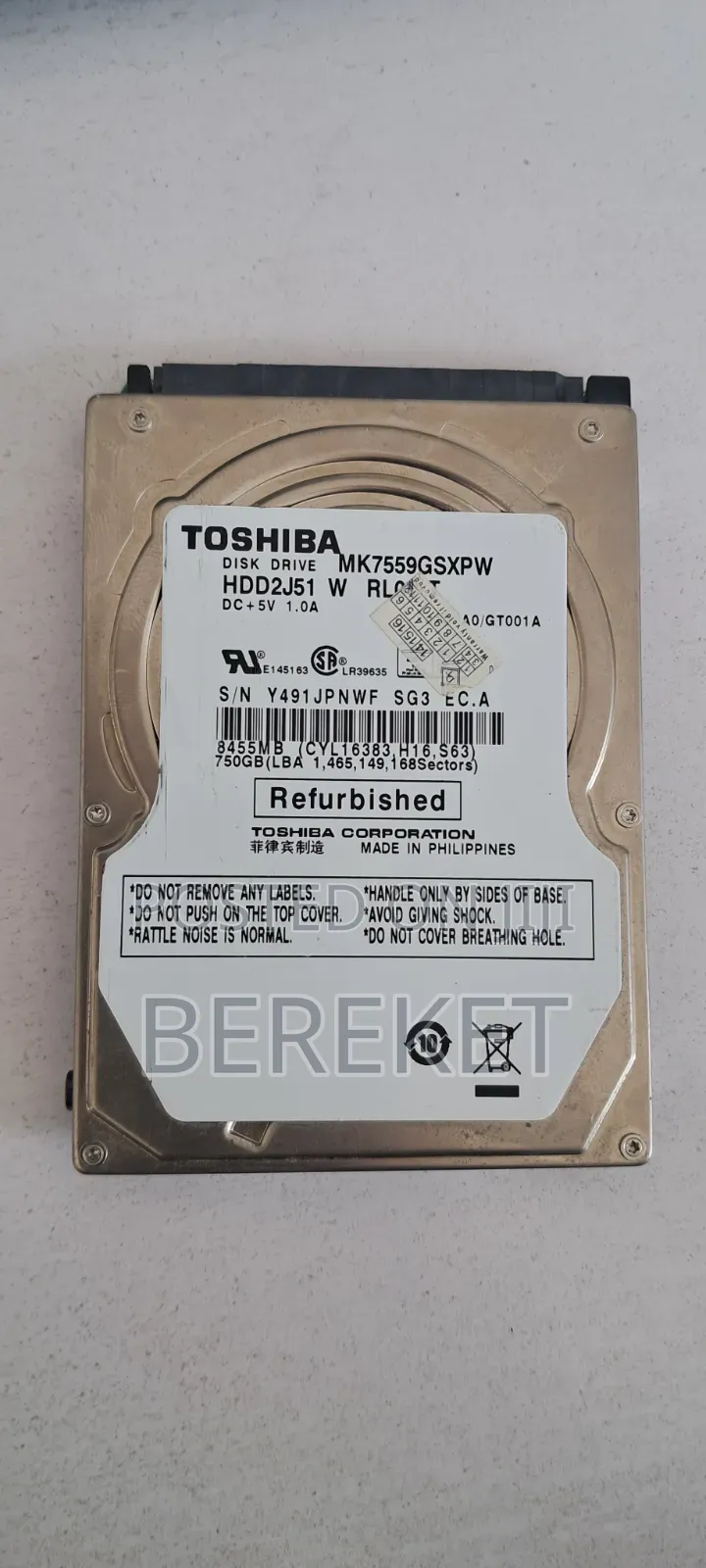 Laptop Hard Disk
