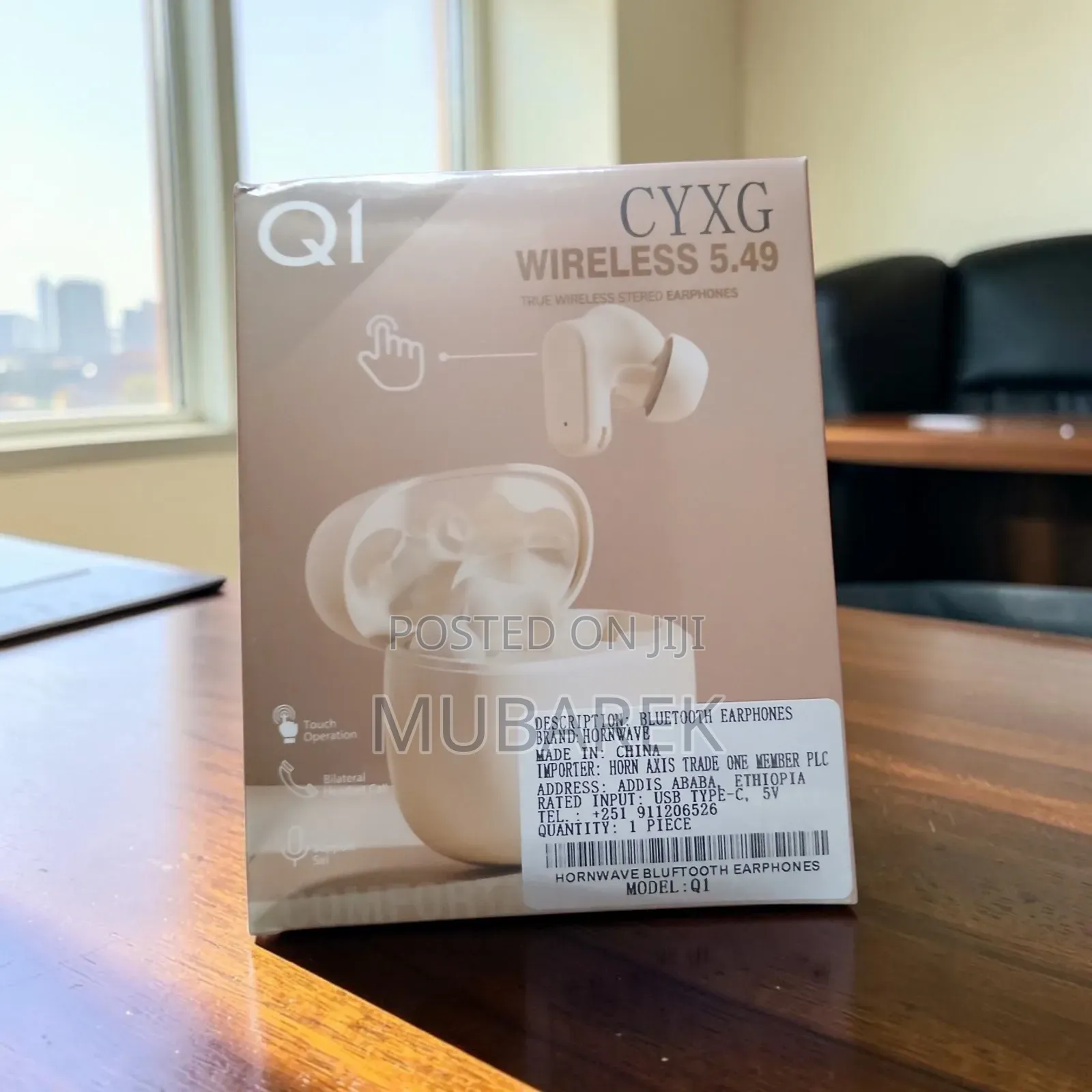 CYXG Q1 Touch Earphones - سماعة لاسلكية ذكية