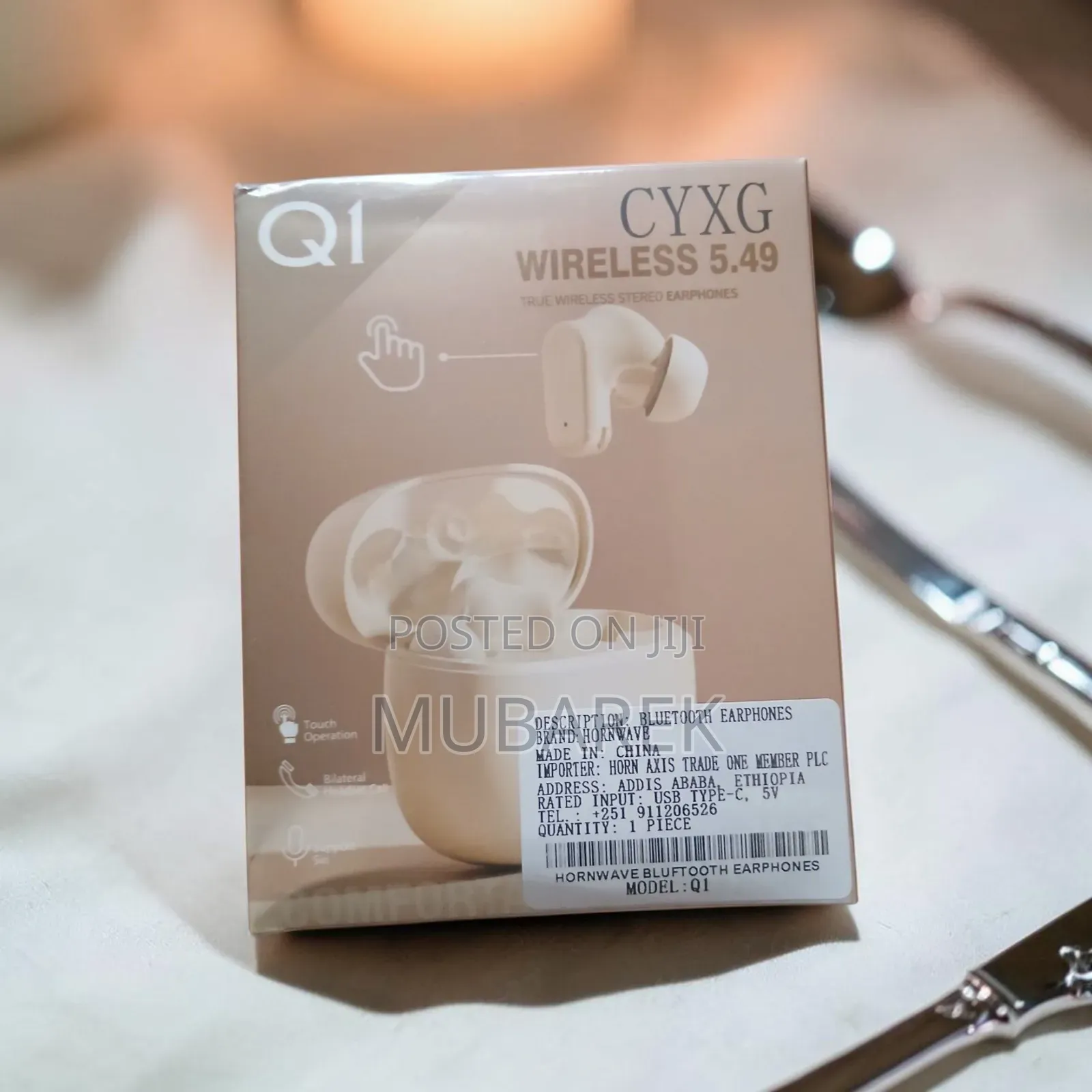 CYXG Q1 Smart Earphones - سماعة لاسلكية عصرية