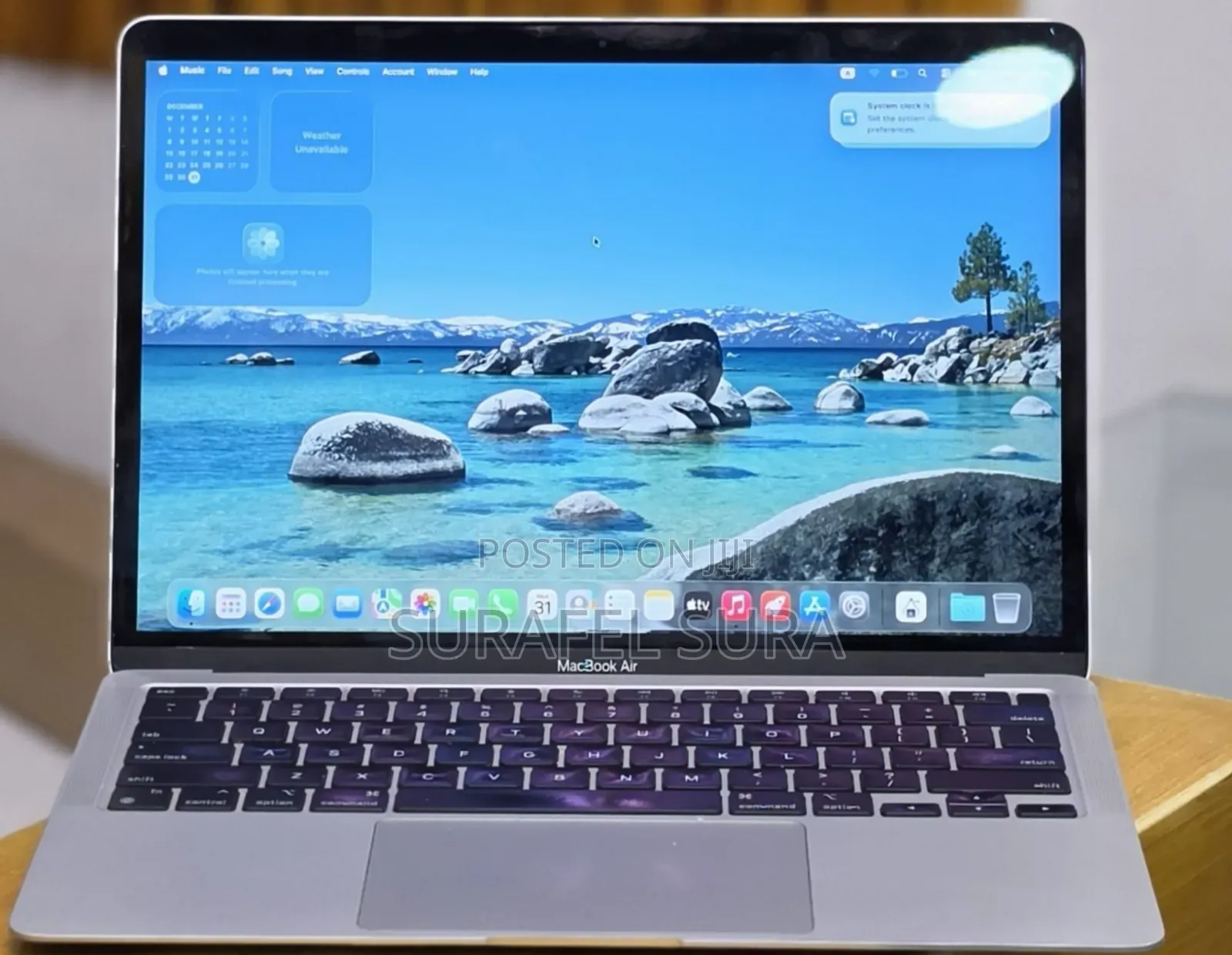 New Laptop Apple MacBook Air 2020 M1 8GB Apple M1 SSD 256GB