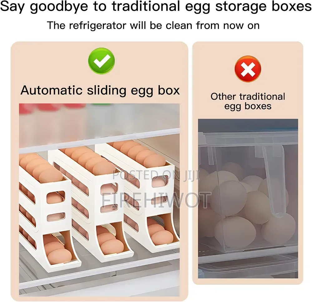 Rolling Egg Tray Organizer,