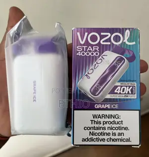 Vozol Star Grape Ice 40000 Puffs Discover Orignal Grape Test