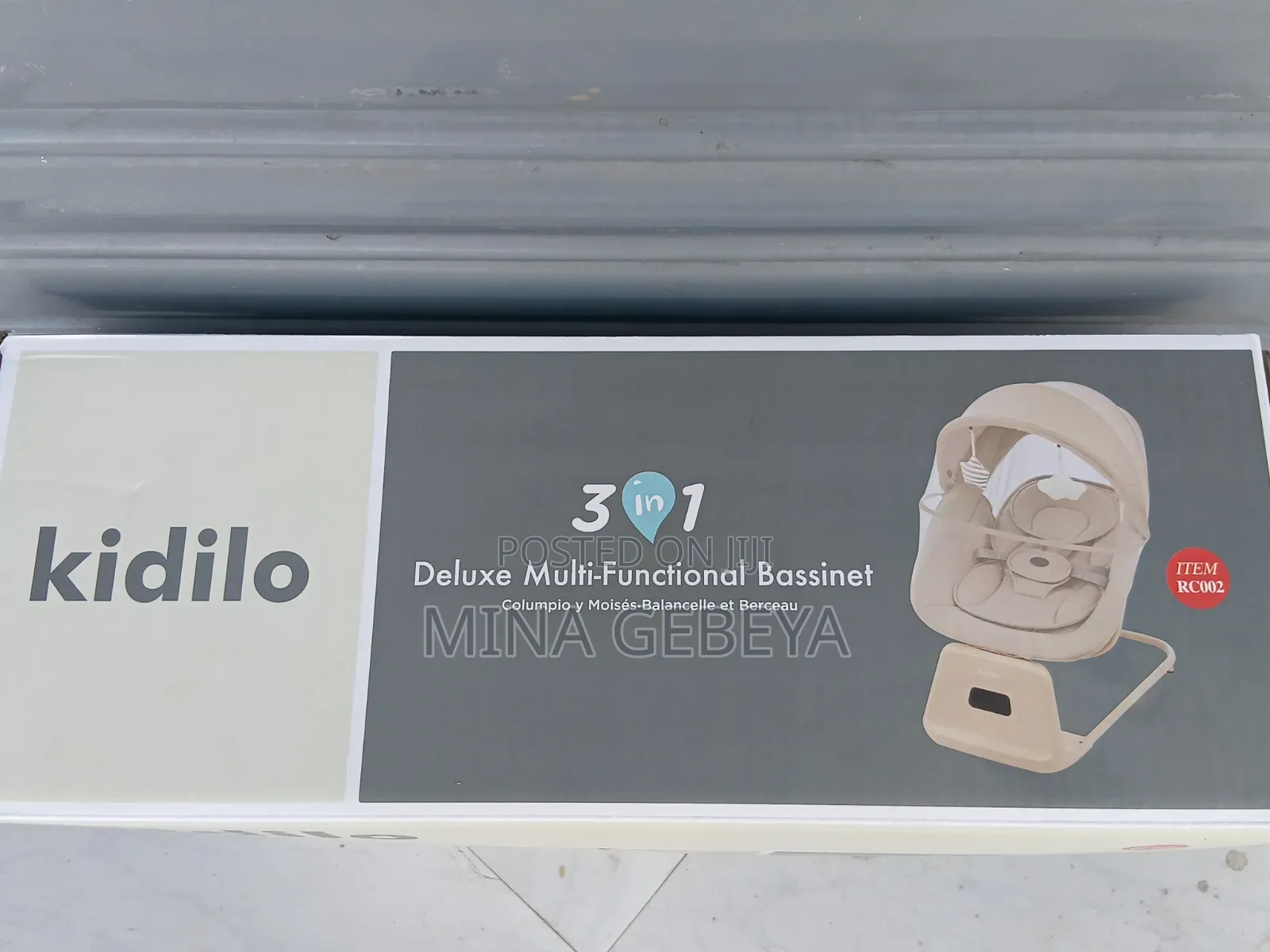 Kidilo 3-in-1 Deluxe Swing & Bassinet!