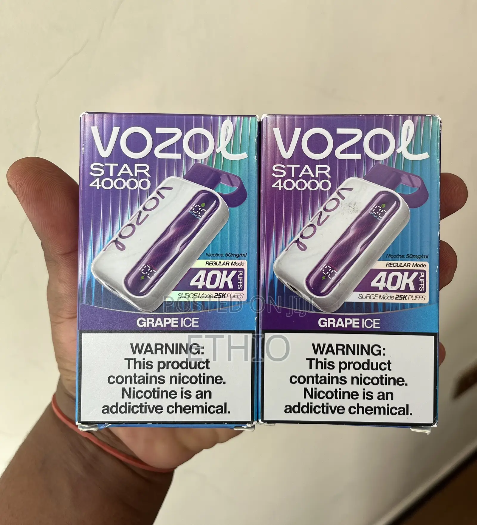 Vozol Star Grape Ice 40k Puffs Test & Enjoy Every Detail
