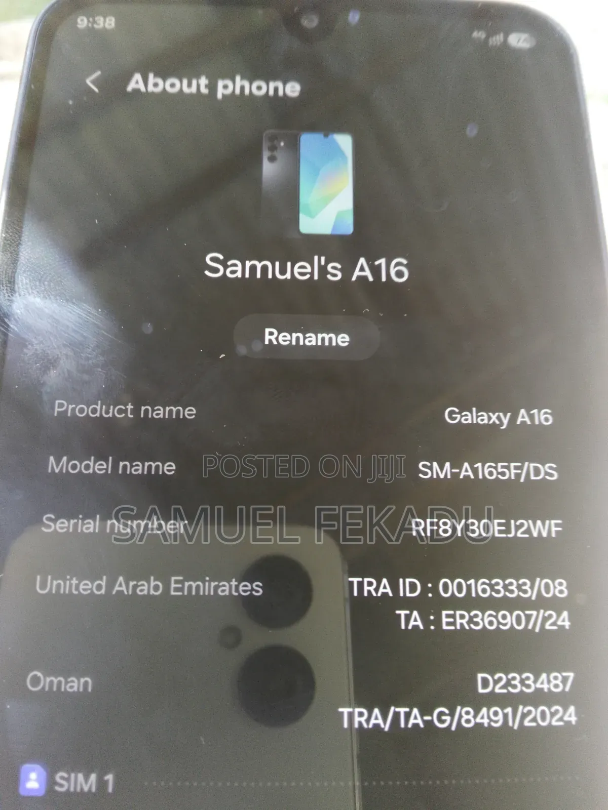 Samsung Galaxy A16 128 GB Gray