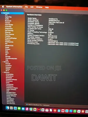 Laptop Apple MacBook Pro 2017 8GB Intel Core i5 SSD 128GB