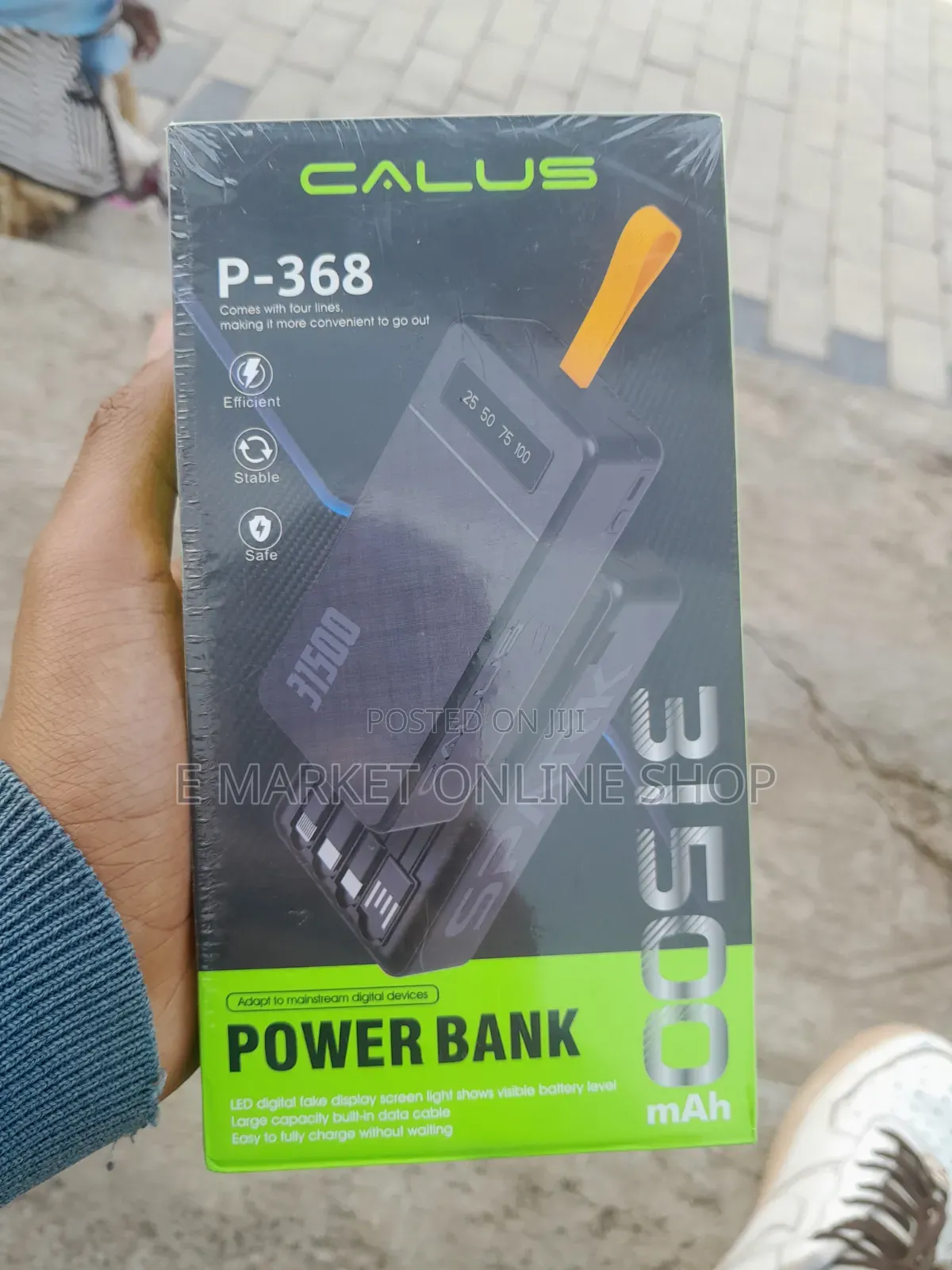 Calus Power Bank Never Run Out of Power: High-Capacity