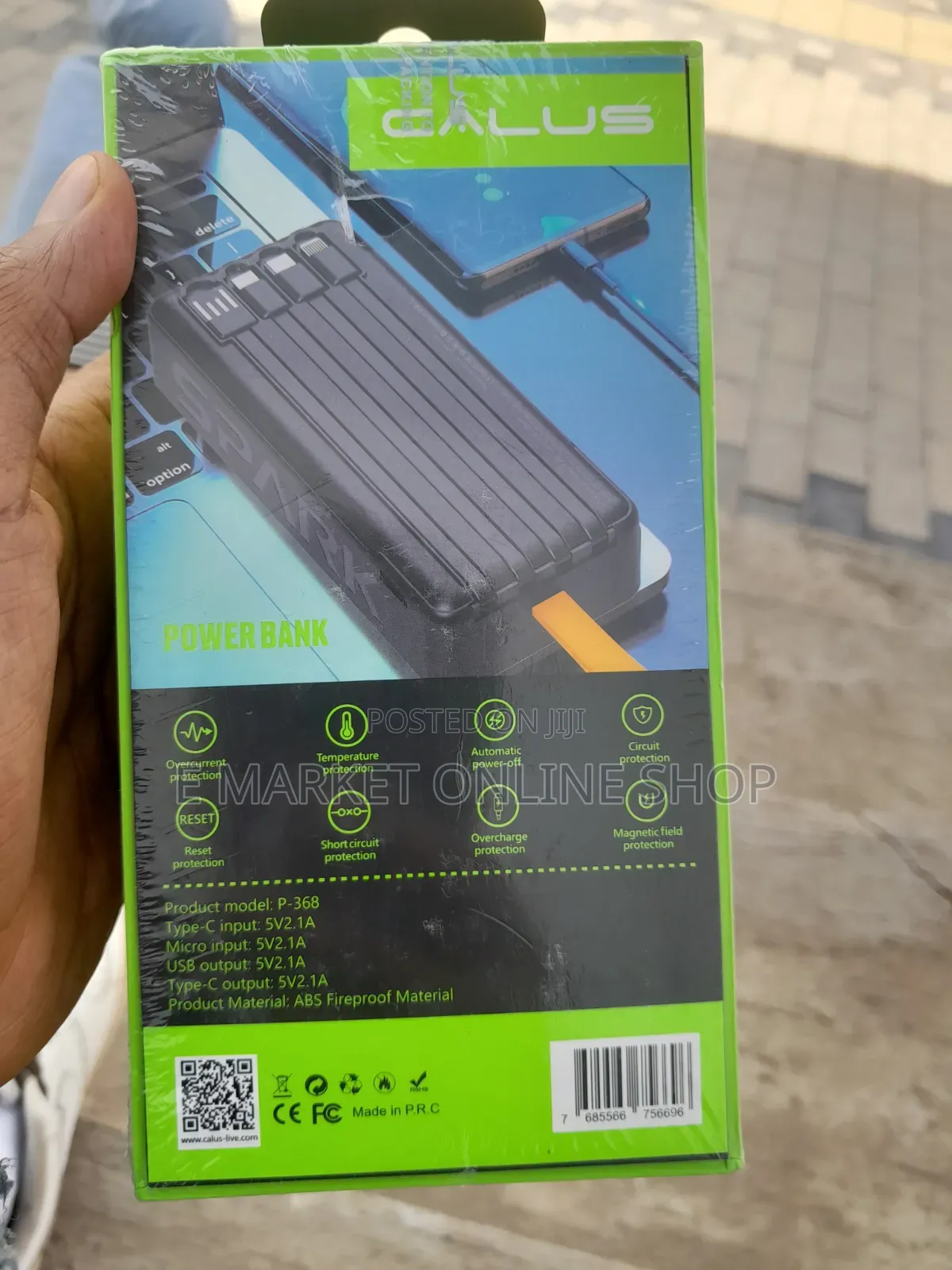 Calus Power Bank Never Run Out of Power: High-Capacity