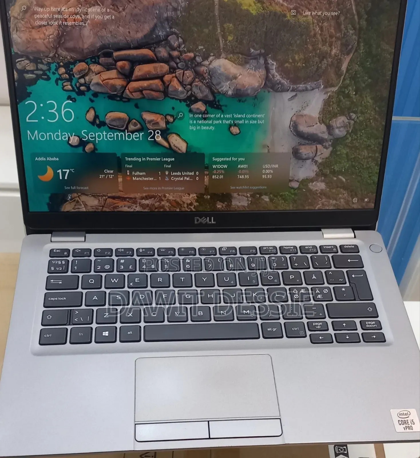 Laptop Dell 8GB Intel Core i5 SSD 256GB
