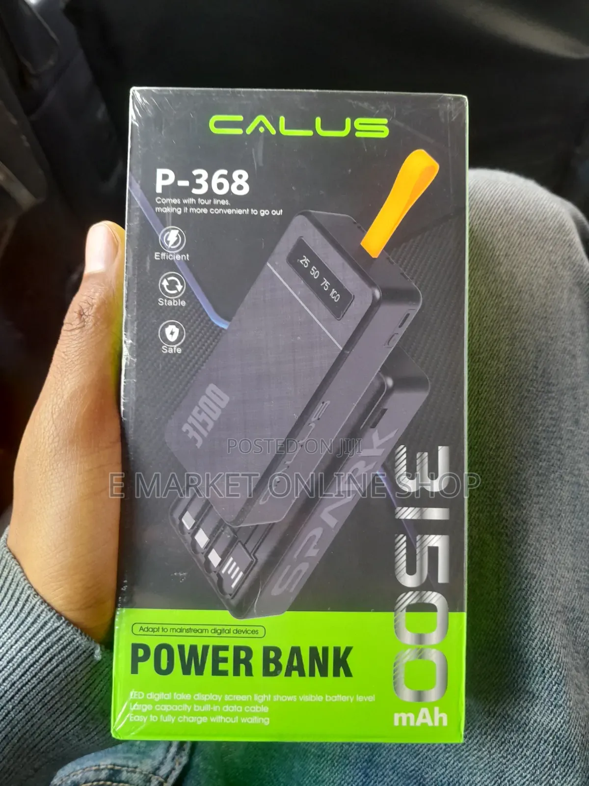 Calus Power Bank Huge Battery Life, Unbeatable Price: