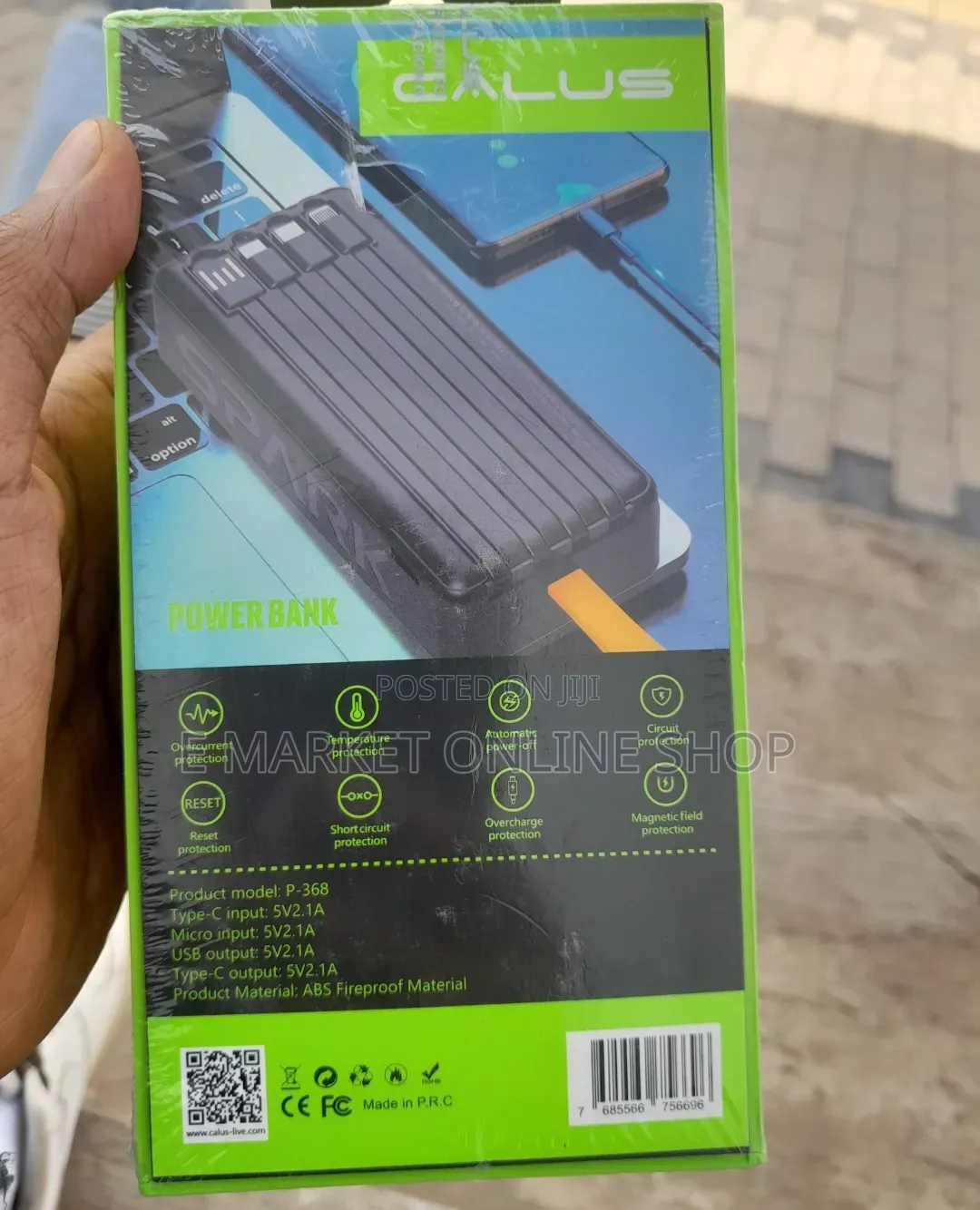 Calus Power BankCharge Anything, Anywhere: Portable