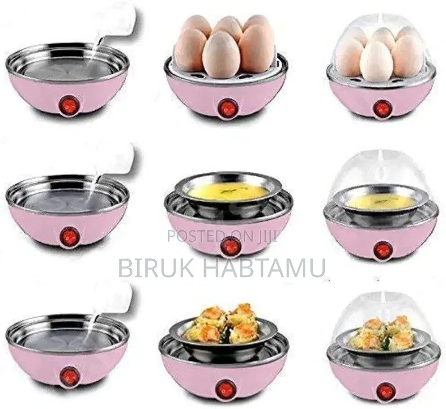 Electric Egg Boiler & Steamer - Multifunctional Egg Cooker