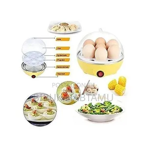 Electric Egg Boiler & Steamer - Multifunctional Egg Cooker