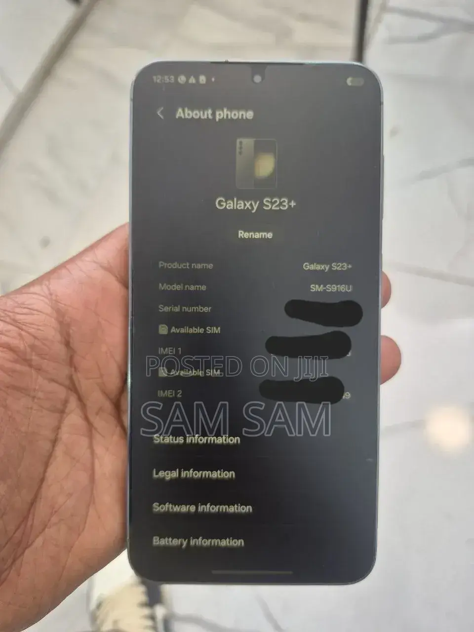 Samsung Galaxy S23 Plus 256 GB Green