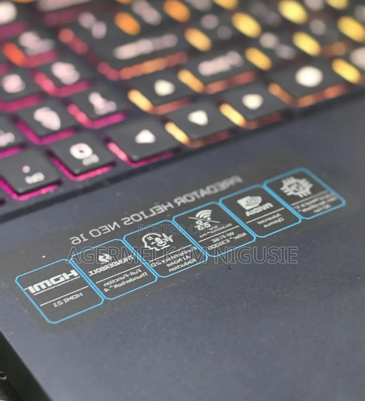 New Laptop Acer Predator Helios Neo 16 16GB Intel Core i9 SSD 1T