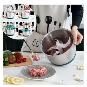 Complete Kitchen Solution. It Features a 6-Blade Chopper, Egg Whisk