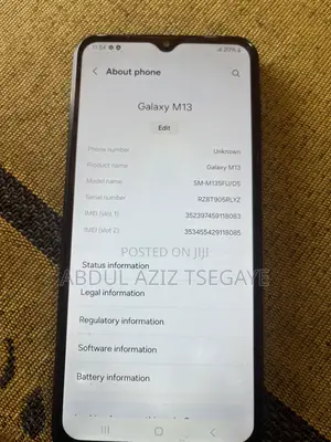 Samsung Galaxy M13 64 GB Black