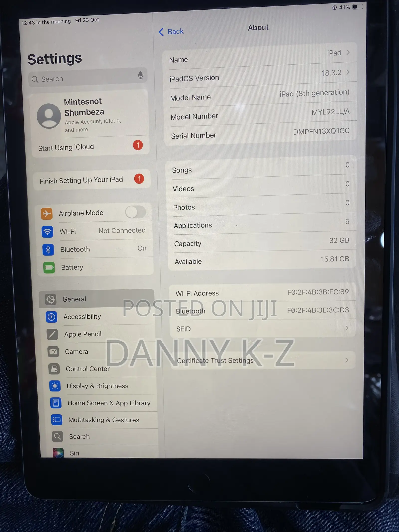 Apple iPad Air 2 32 GB Silver
