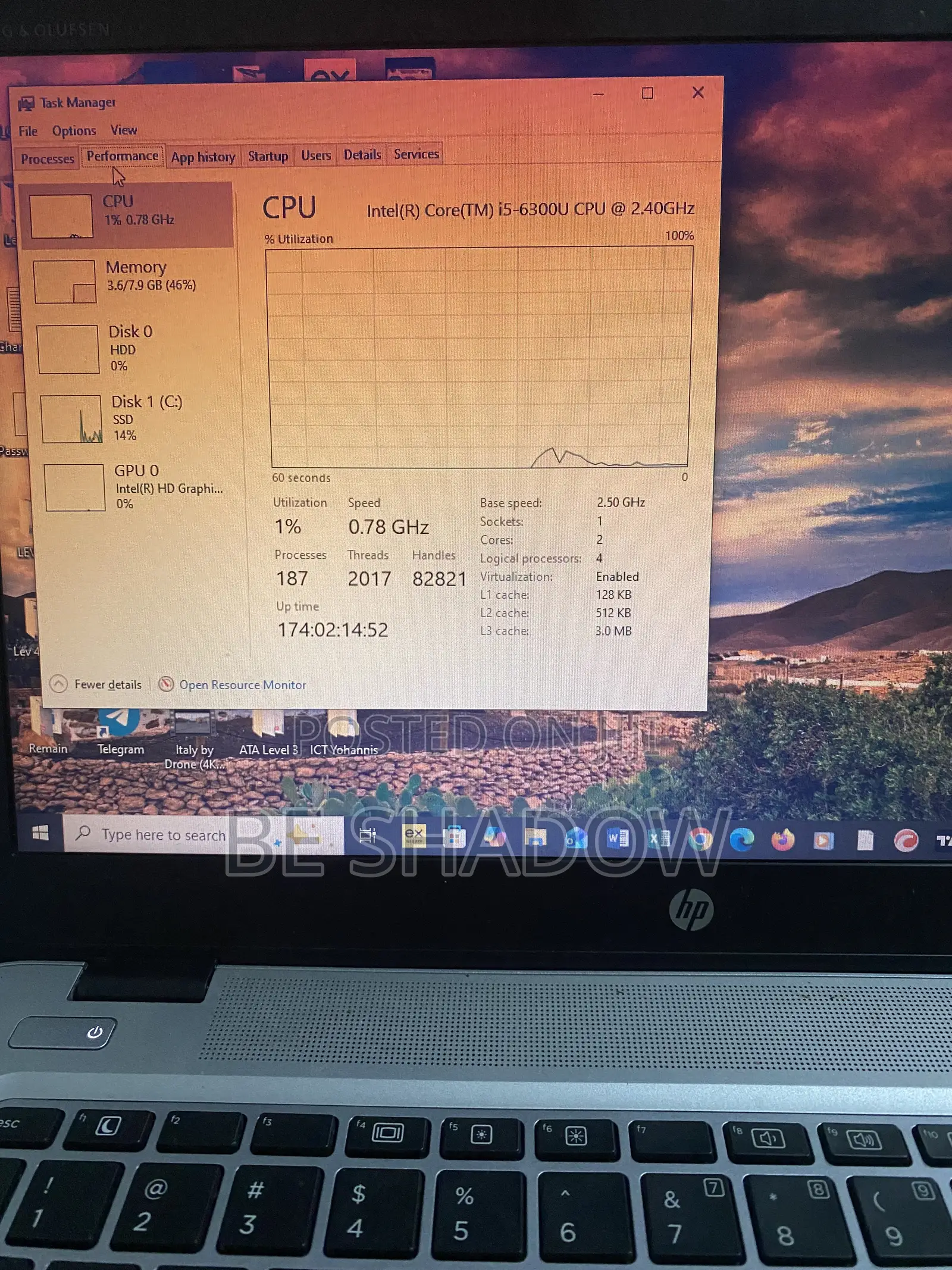 New Laptop HP EliteBook 840 8GB Intel Core i5 SSD 256GB