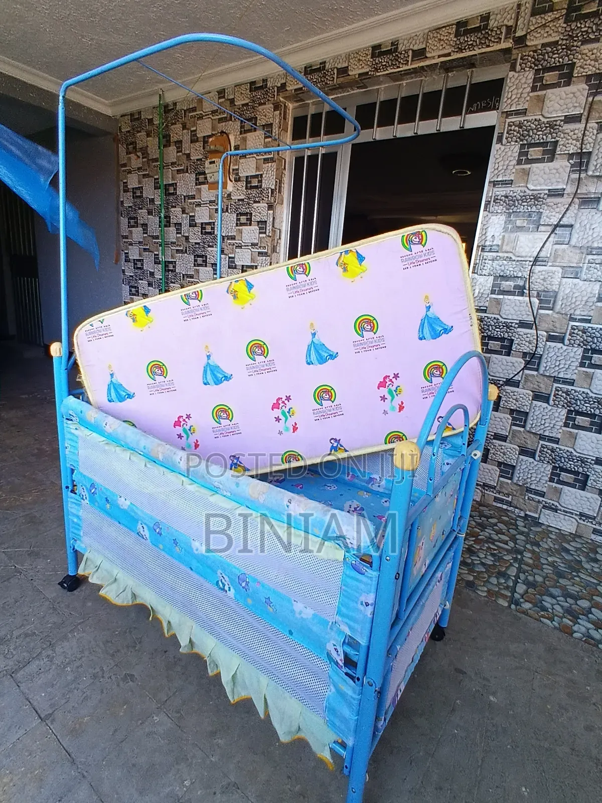 Kids Bed With Rainbow Foam