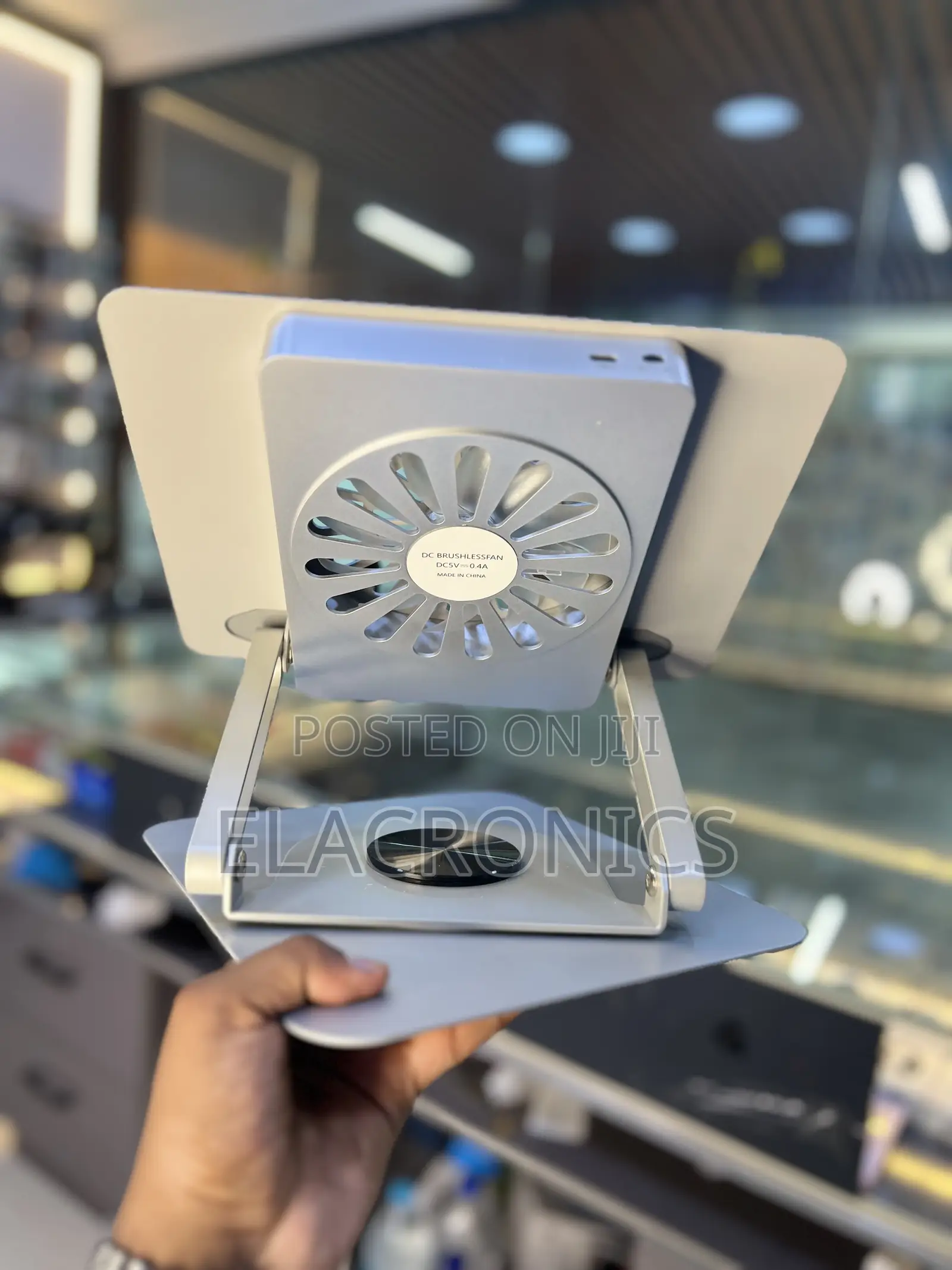 Laptop Stand With Cooling Fan Adjustable