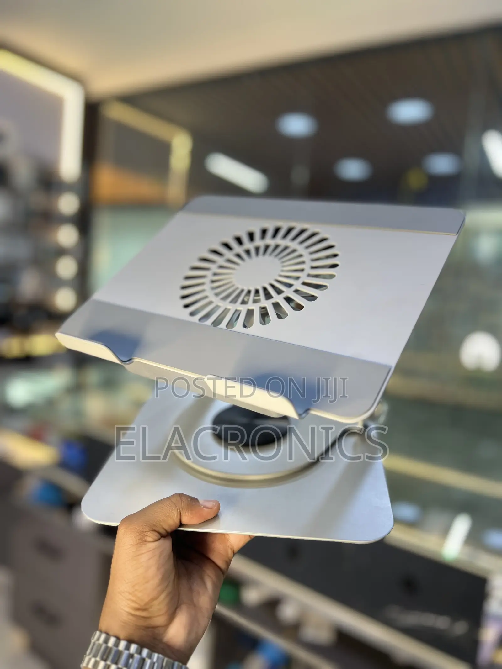 Laptop Stand With Cooling Fan Adjustable