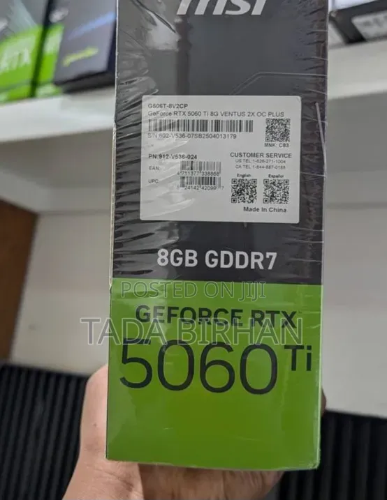 MSI GEFORCE RTX 5060 Ti 8GB Next-Level Gaming