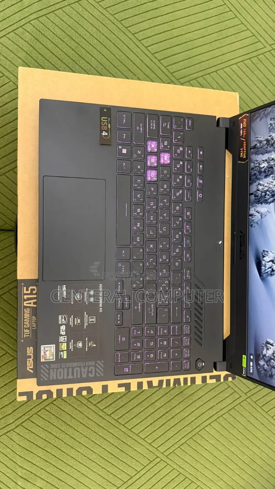 New Laptop Asus TUF Gaming A15 16GB AMD Ryzen 7 SSD 512GB