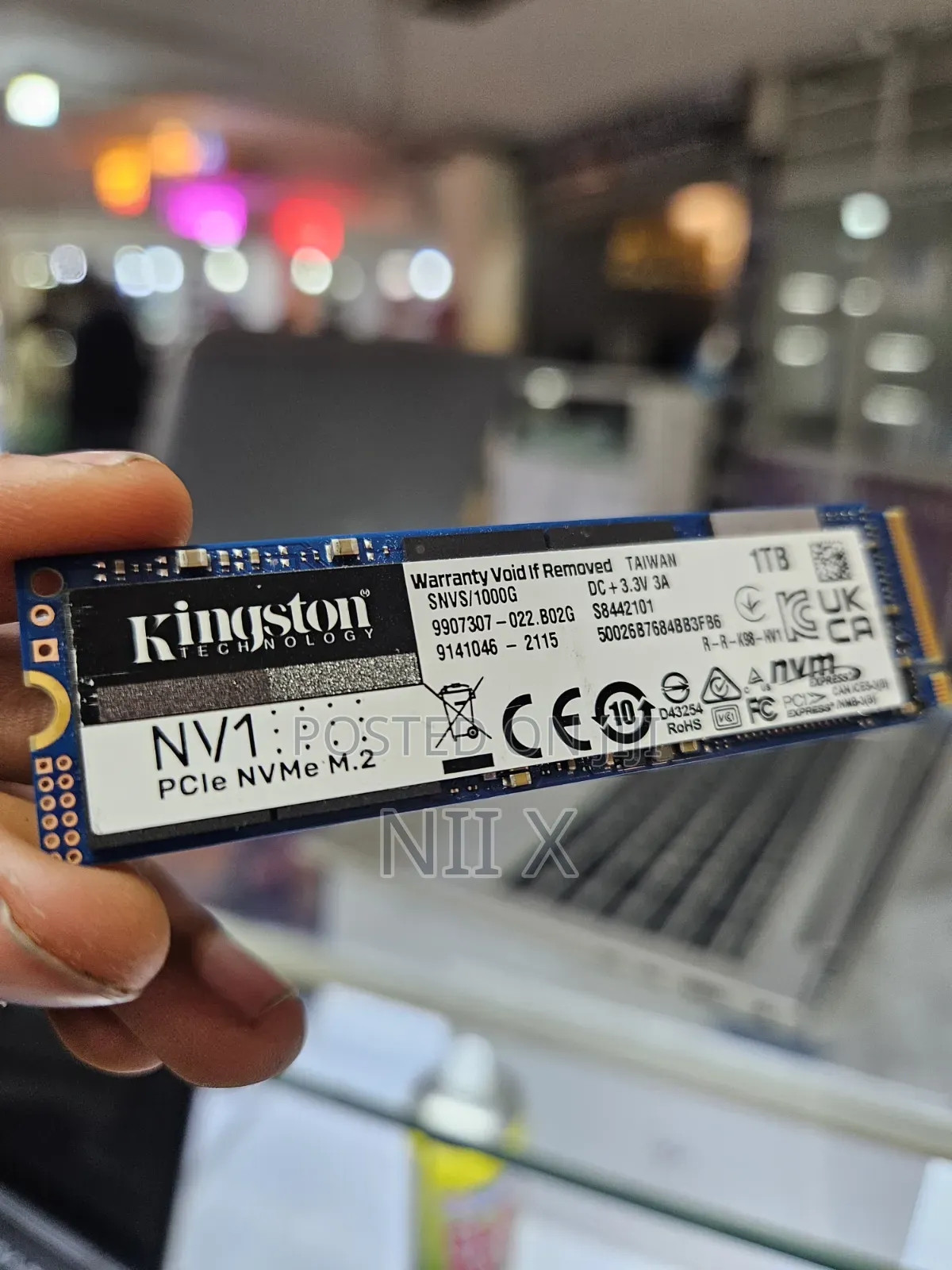  Kingston Nv1 1TB Nvme SSD
