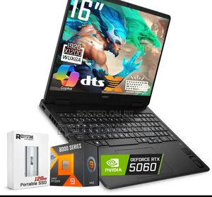 New Laptop HP Omen 16 16GB AMD Ryzen 9 SSD 1T