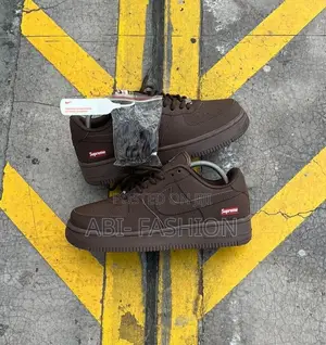 Nike Air Force 1 Supreme Cocoa Wow New Arrival Size 40, 41, 42, 43, 44