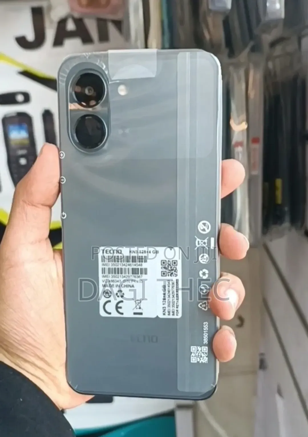 New Tecno Pop 20 128 GB Black