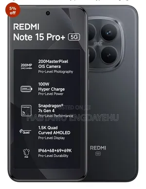 New Xiaomi Redmi Note 15 Pro+ 512 GB Red