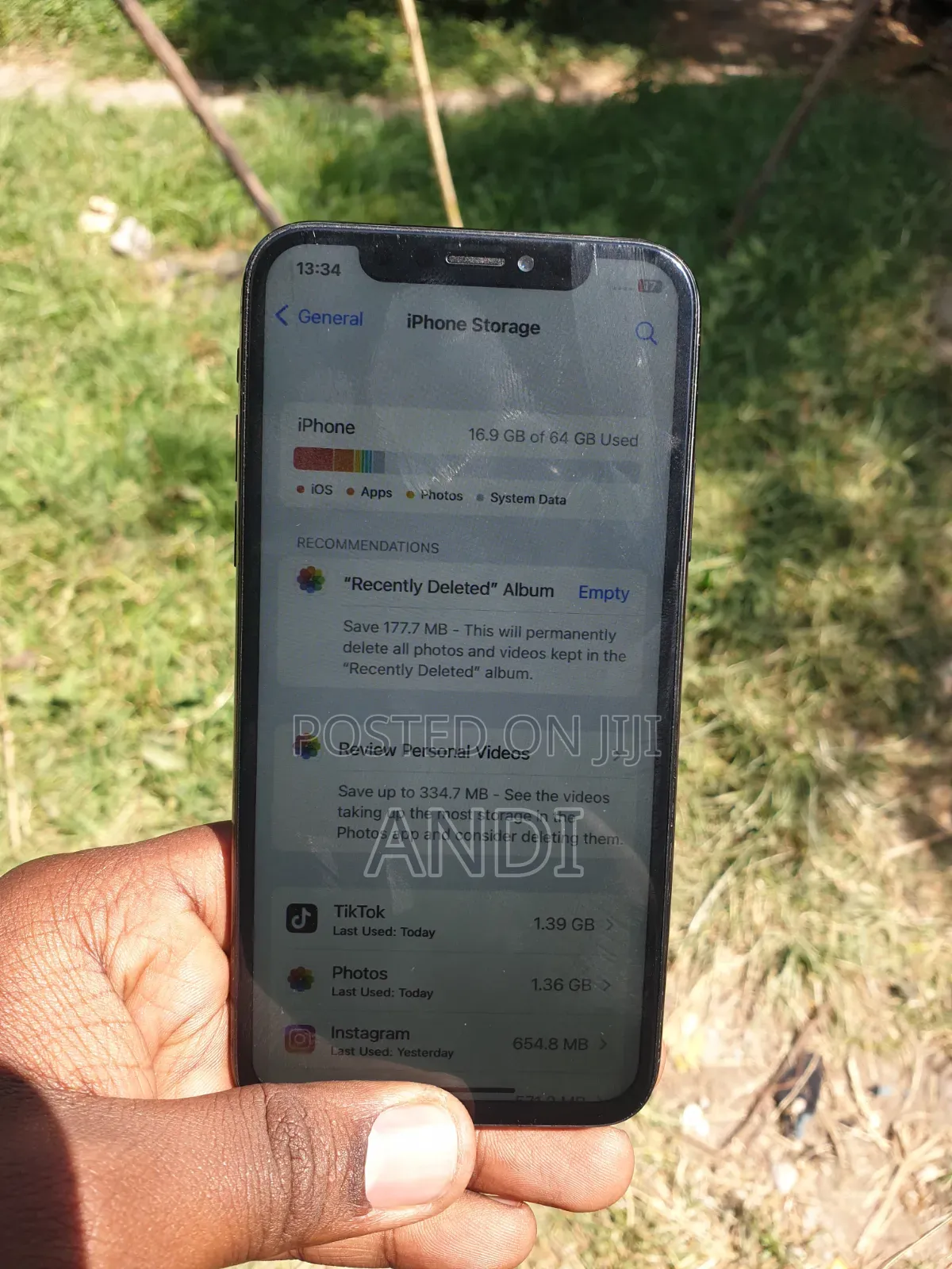 Apple iPhone X 64 GB Gray