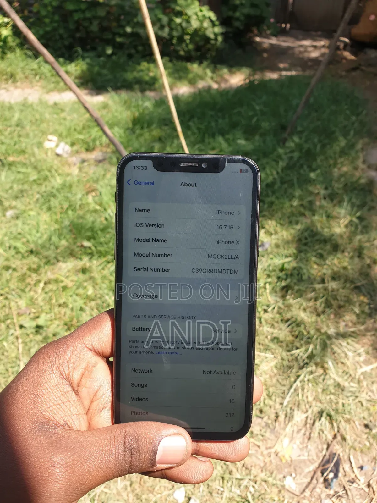 Apple iPhone X 64 GB Gray