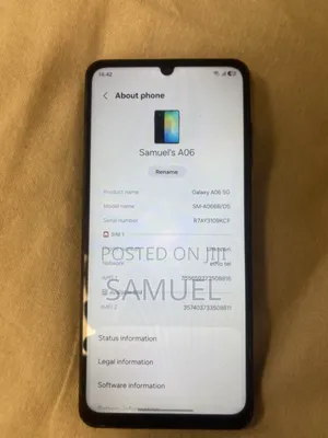 Samsung Galaxy A06 5G 128 GB Black