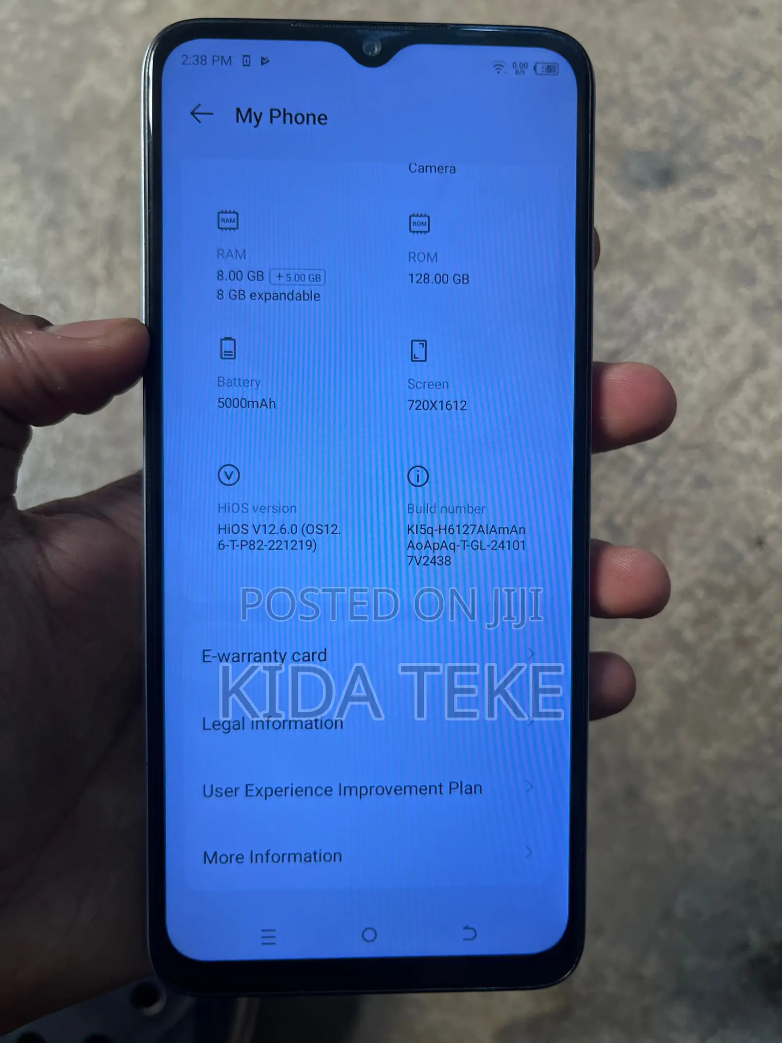 Tecno Spark 10 128 GB White
