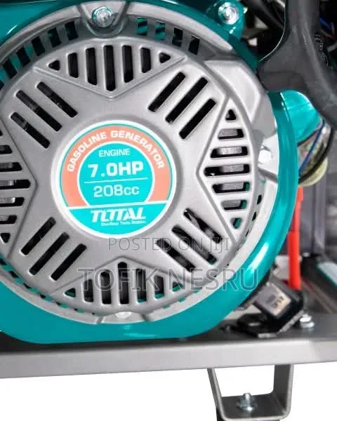 Total Gassolin Generator 3.5kw ለማንቀሳቀስ ቀላል የሆነ የራሱ ጎማ ያለው