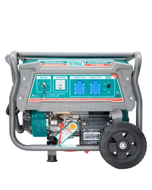 Total Gassolin Generator 3.5kw ለማንቀሳቀስ ቀላል የሆነ የራሱ ጎማ ያለው