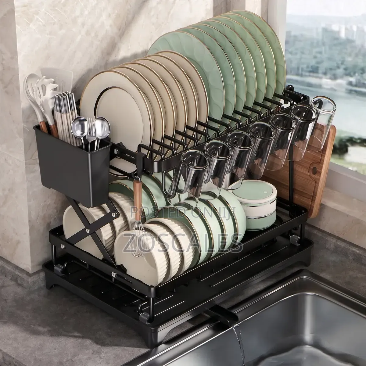 2-Tire Dish Drainer